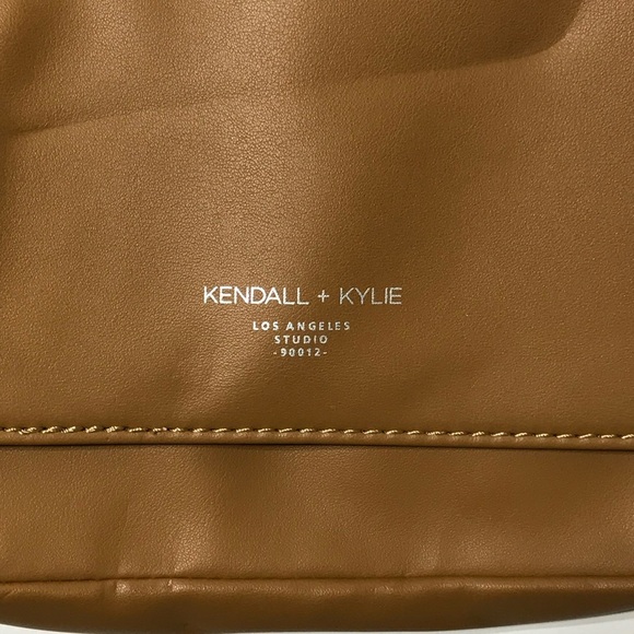 Kendall and Kylie, Small Cognac Brown Chain Shoulder Bag Purse - Picture 3 of 9